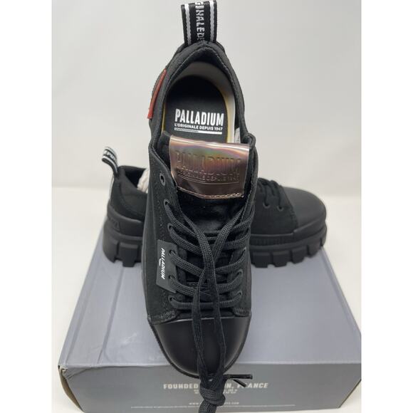 Palladium Shoe Women's 8M Revolt LO TX Black/Black 97243-010-M Retail $170 - Picture 7 of 8